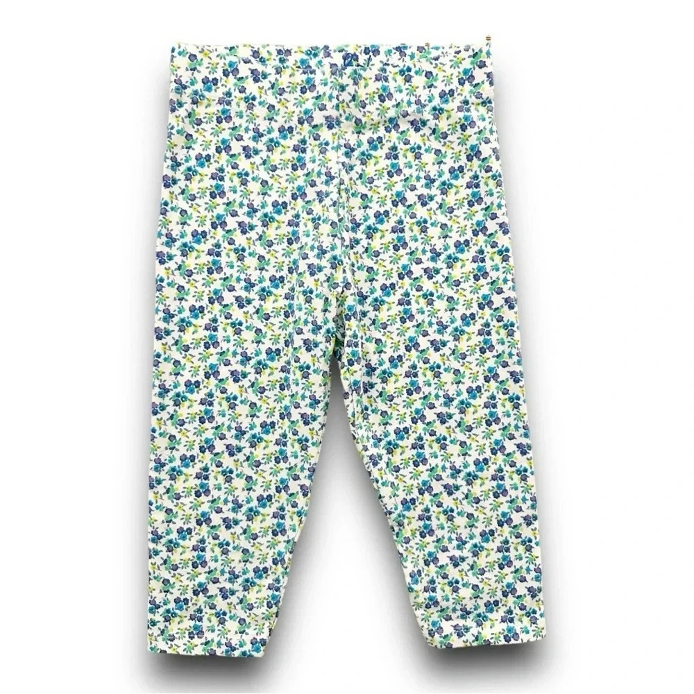 Mini Boden | Floral Cropped Leggings (7-8 yrs) 💙🍃